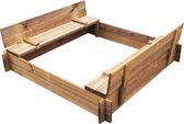 vidaXL Zandbak vierkant geïmpregneerd hout