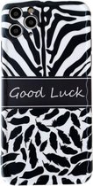 Telefoon hoes good luck | zebra print | iPhone 12