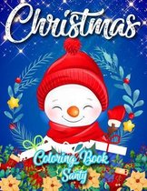 Christmas Coloring Book Santy