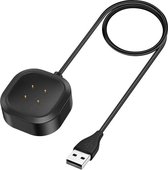 DrPhone Kabel – USB Oplader - Adapter + Dock - Laadkabel – Geschikt voor Fitbit Versa 4/3 /Sense/Sense 2   -1 Meter