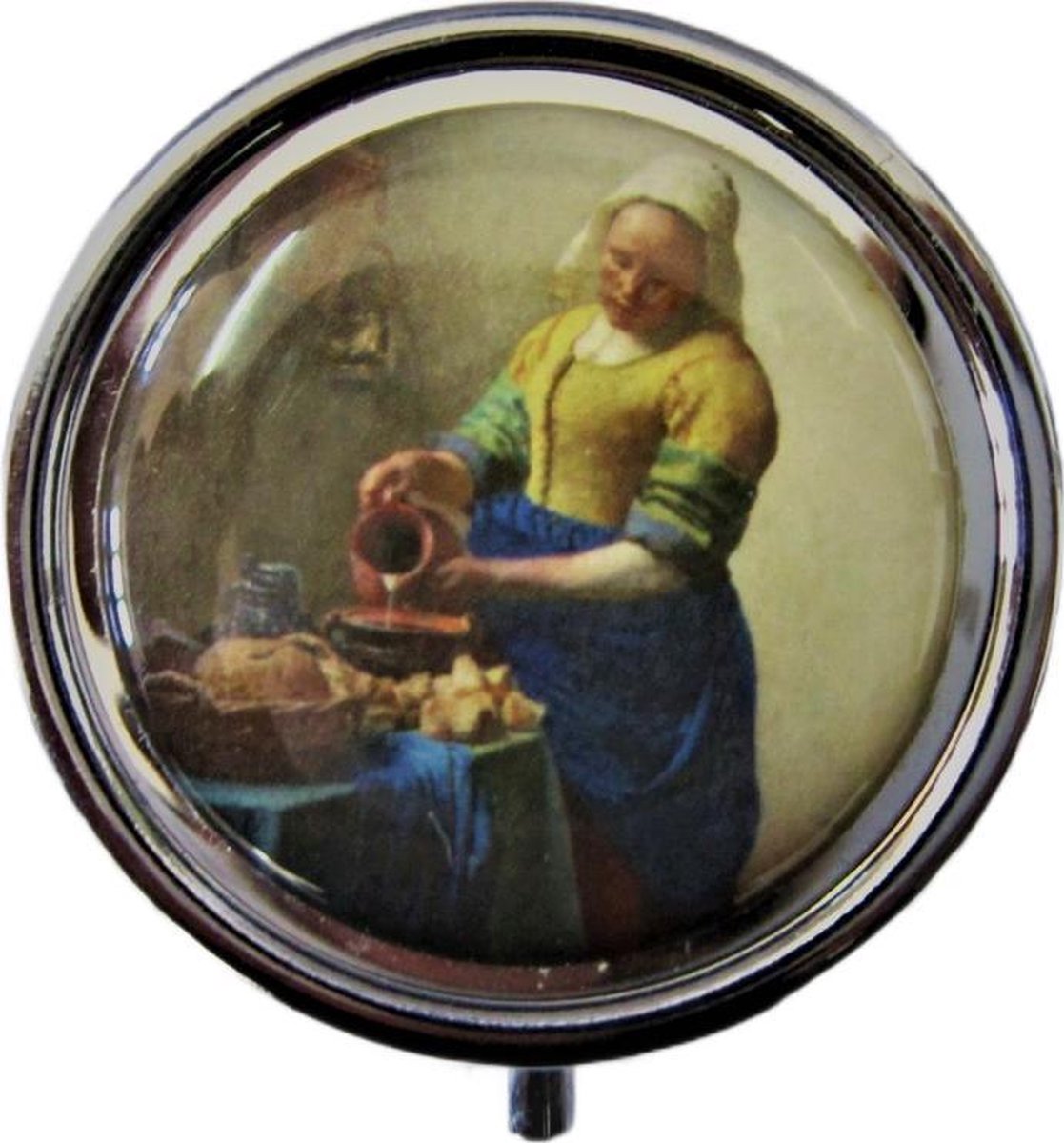 Pillendoosje melkmeisje Johannes Vermeer