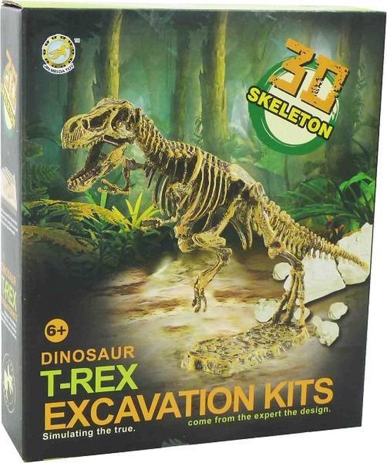 Afbeelding van het spel Dinoskelet uitbikken tyrannosaurus 25cm
