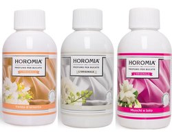 Wasparfum Horomia | set 3 x 250 ml Vento d'Oriente, White, Muschi e loto