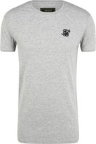 Siksilk shirt Grijs Gemêleerd-M