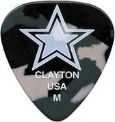 Clayton Camo plectrums medium 6 pack