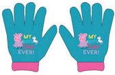 Zeeblauwe handschoenen van Peppa Big