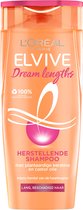 L'Oréal Paris Elvive Dream Lengths - Shampoo met Castorolie en Niacinamide 250ml - Lang en Beschadigd Haar - 6 stuks voordeelverpakking