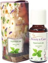Beauty & Care - Pepermunt olie - 20 ml - etherische olie - Natuurlijk - geschikt voor Aroma diffuser