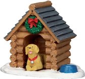 Lemax - Log Cabin Dog House - Kersthuisjes & Kerstdorpen