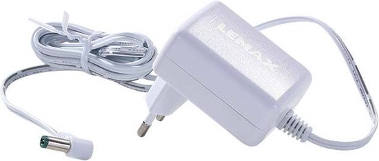 Lemax - Power Adaptor -  4.5v 550ma -  White -  1-output -  Bs - Kersthuisjes & Kerstdorpen