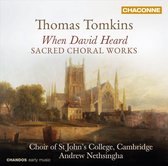 St Johns College Choir Cambridge - When David Heard: Sacred Choral (CD)