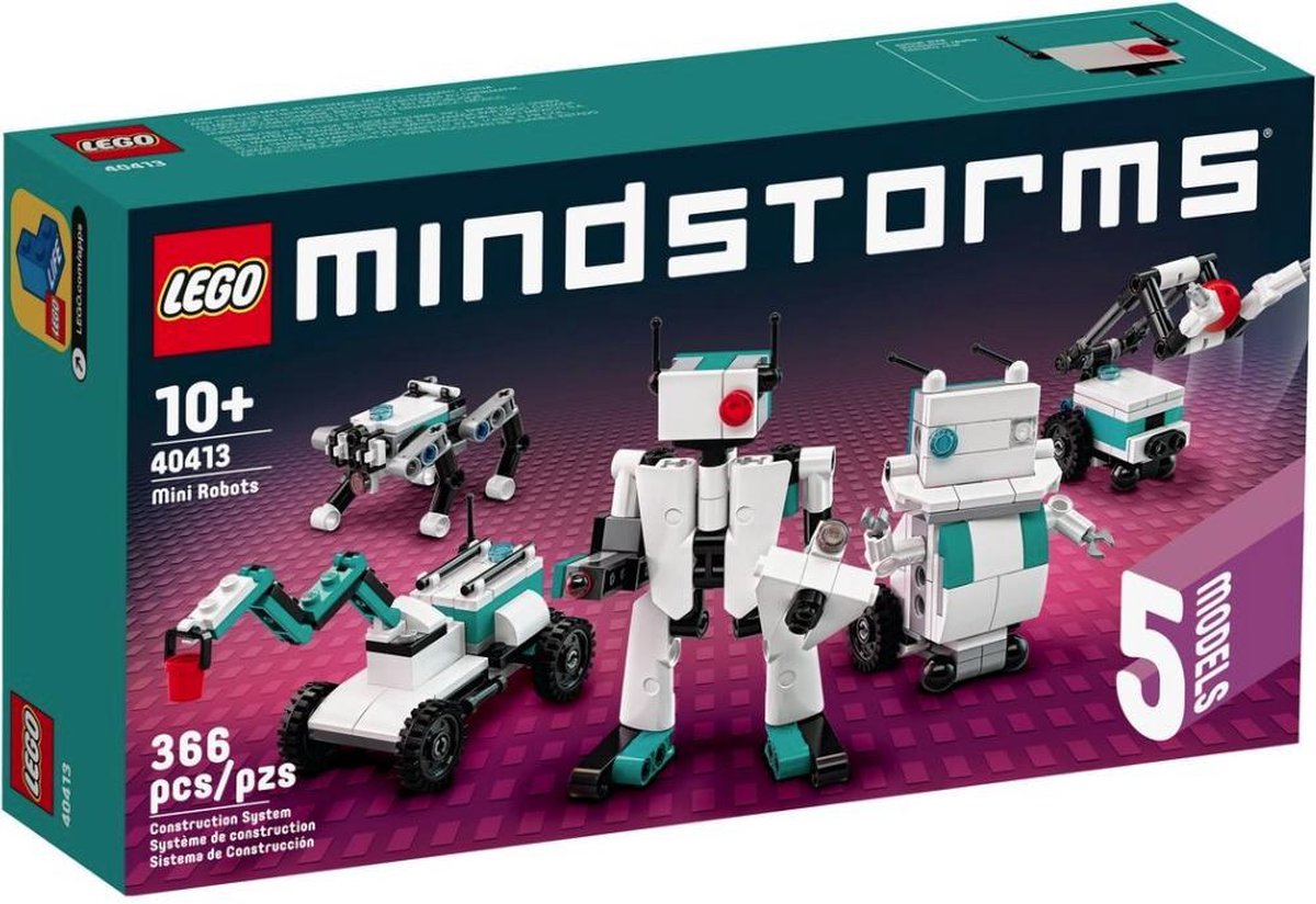 reparatie verraden hier Lego Mindstorms Mini Robots 5 models 40413 | bol.com