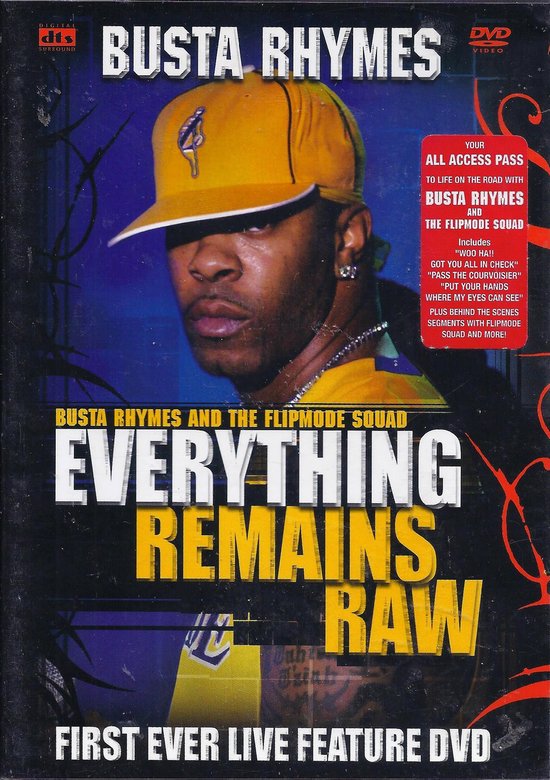 Cover van de film 'Busta Rhymes - Everything Remains Raw'