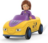 Toddys Speelgoedauto Zoomy Junior 17,5 Cm Paars/geel 2-delig