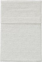 Cottonbaby ledikantlaken - Sparkle Wit/Zwart - Cottonsoft - 120x150 cm