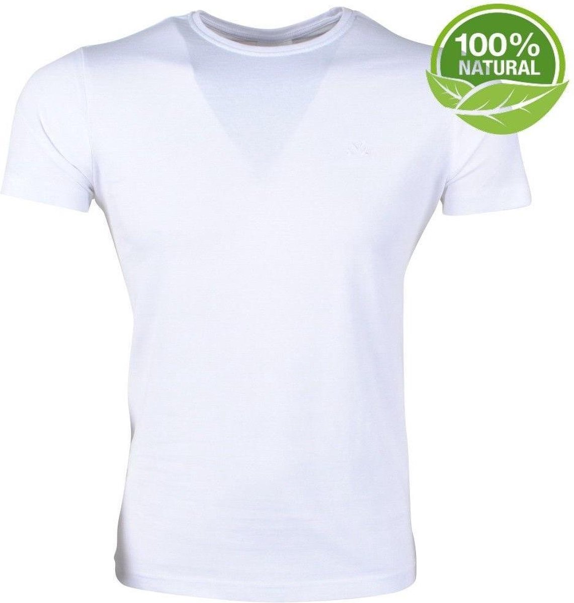 MZ72 - Heren T-Shirt - 100% biologisch katoen - Teegood - Wit