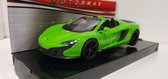 McLaren 650S Spider groen 1:24 MotorMax