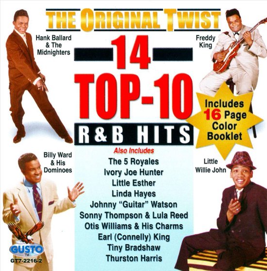 Original Twist 14 TopTen R&B Hits, various artists CD (album