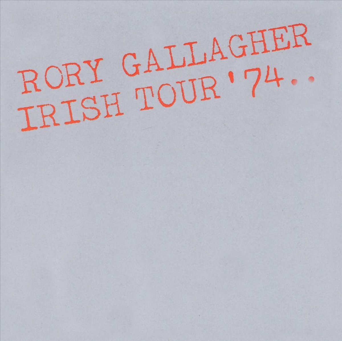Irish Tour '74