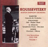 Koussevitzky Dirigiert Strauss/Bartok