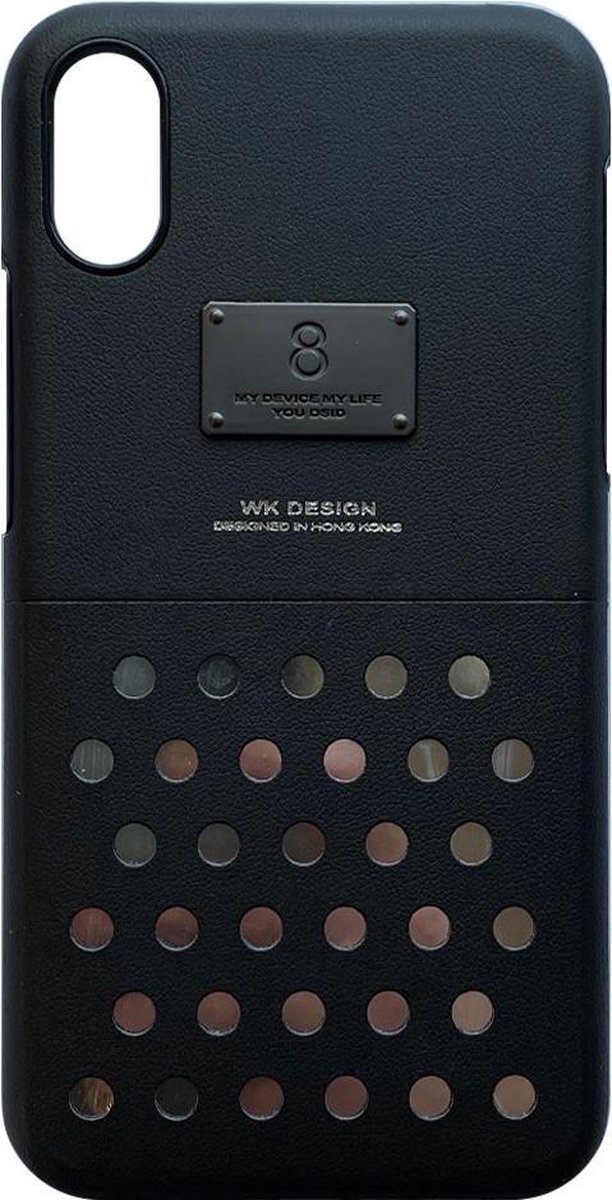 WK Design - Deeka Series - Hardcase hoesje - voor iPhone X / XS - Zwart
