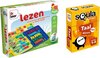 Afbeelding van het spelletje Educatieve spellenbundel - 4 tot 7 jaar - Ik Leer Lezen & Spel Squla Taal Rijmen Kaartspel