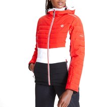 Dare 2b Wintersportjas - Maat L  - Vrouwen - rood/wit/zwart