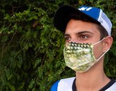 Mondkapje Vis Schubben - Yuki - Real Pike Groen