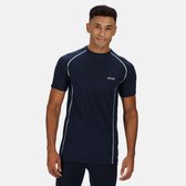 Tornell II Active t-shirt van Regatta met vochtregulatie voor Heren, T-shirt, middernacht Marineblauw Blauw