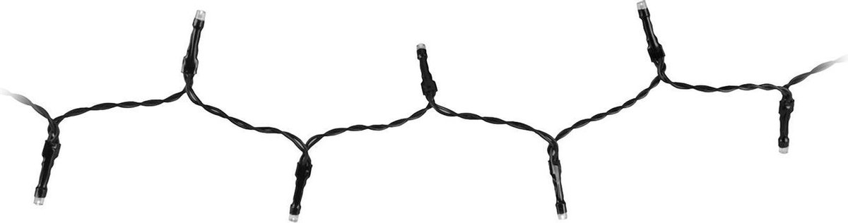 EDM glitterslinger - Kerstsfeer - koud wit licht - 480 LED lampjes - 36 m - 72091