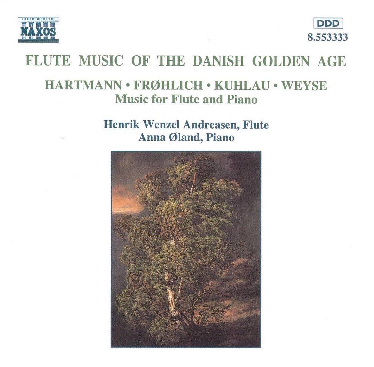 Flute Music of the Danish Golden Age / Andreasen, Oland
