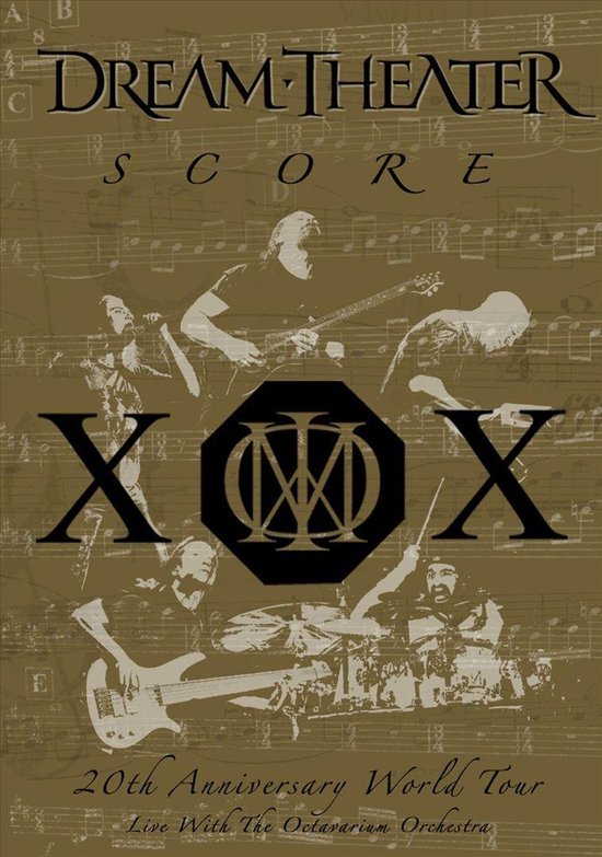 Cover van de film 'Dream Theater - Score: 20th Anniversary World Tour'
