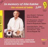 In Memory of Alla Rakha - The Wizard of Tabla, Vol. 1