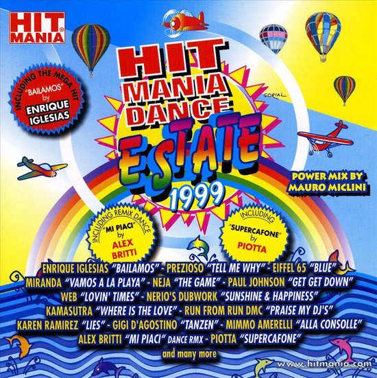 Hit Mania Dance Estate 1999, various artists CD (album) Muziek bol