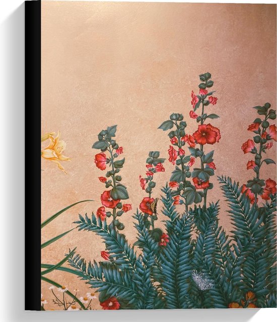 Canvas - Muurschildering Bloemen en Planten - Foto op Canvas Schilderij (Wanddecoratie op Canvas)