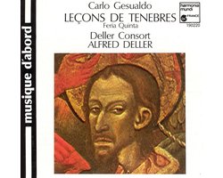 Gesualdo: Lecons de Tenebres / Alfred Deller, Deller Consort