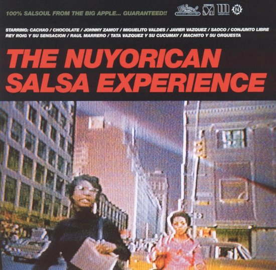 Albumhoes met de titel 'The Nuyorican Salsa Experience' en een straattafereel van New York.