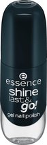 Essence cosmetics Nagellack shine last & go! gel nail polish dusk teal dawn (55) 8 ml