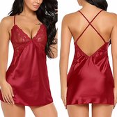 Rode Babydoll - Orsina Bordeaux