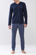 Mey Tweedelige Lange Pyjama Heren 24481 - Blauw 668 yacht blue Heren - 54