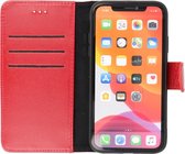 Galata - Slim Echt Leer iPhone 11 - BookCase - Rood