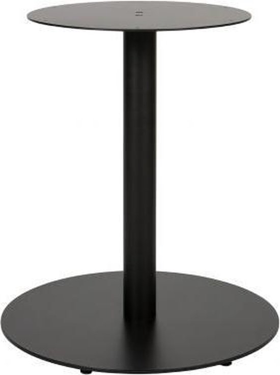 MaximaVida ronde metalen tafelpoot Portland zwart - extra zware 34 kilo  uitvoering | bol.com