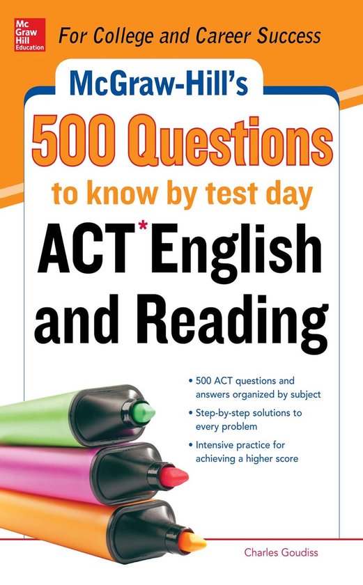 McGraw-Hill's 500 ACT English and Reading Questions to Know  ... - cover