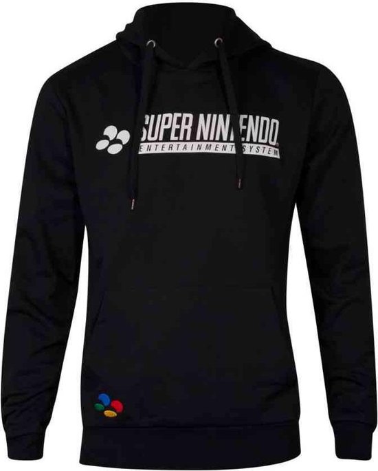 Nintendo Nintendo Hoodie/trui -2XL- SNES Controller Zwart