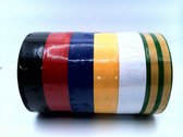 Isolatietape 15mm x 10m diverse kleuren