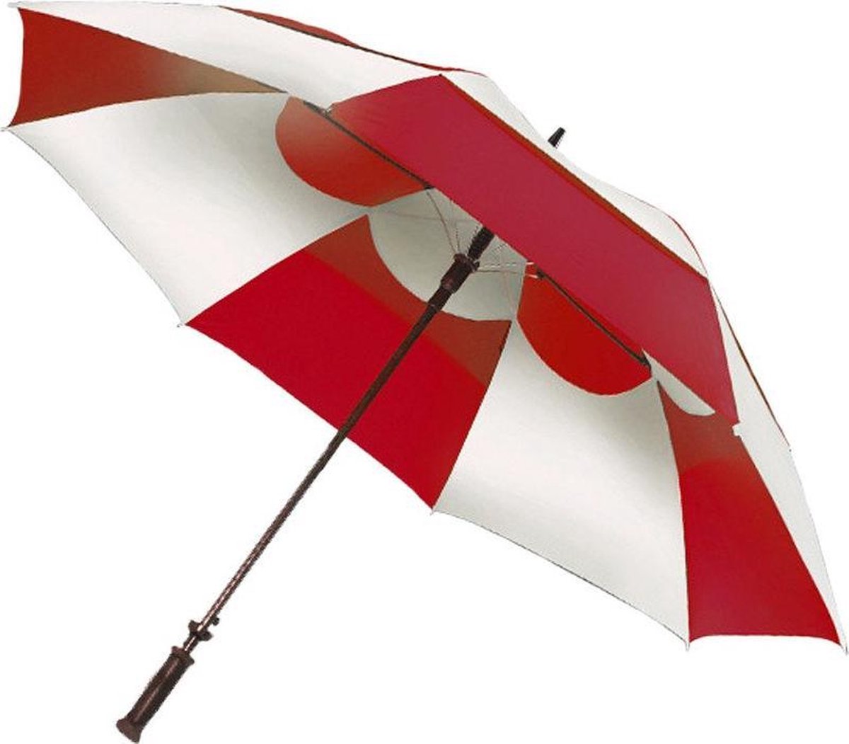 BagBoy Double Canopy golfparaplu (zwart-rood)