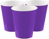 Amscan Feestbekers Donkerpaars 266 Ml 8 Stuks