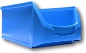 Magazijnbak Kunststof Stapelkrat Stapelbox Opbergbox Grijpbakken Opbergbox D PP 51x31x20 cm Blauw