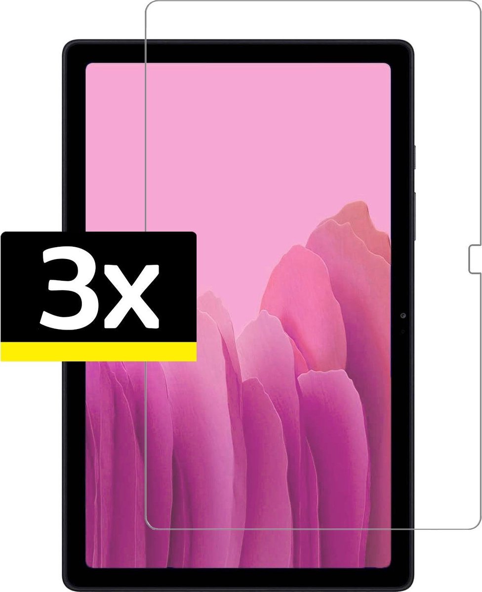 Screenprotector - Geschikt voor Samsung Galaxy Tab A7 (2020) - 3 Stuks - Extra Sterk - Beschermglas - Gehard Glas - Tempered Glass - Screen Protector