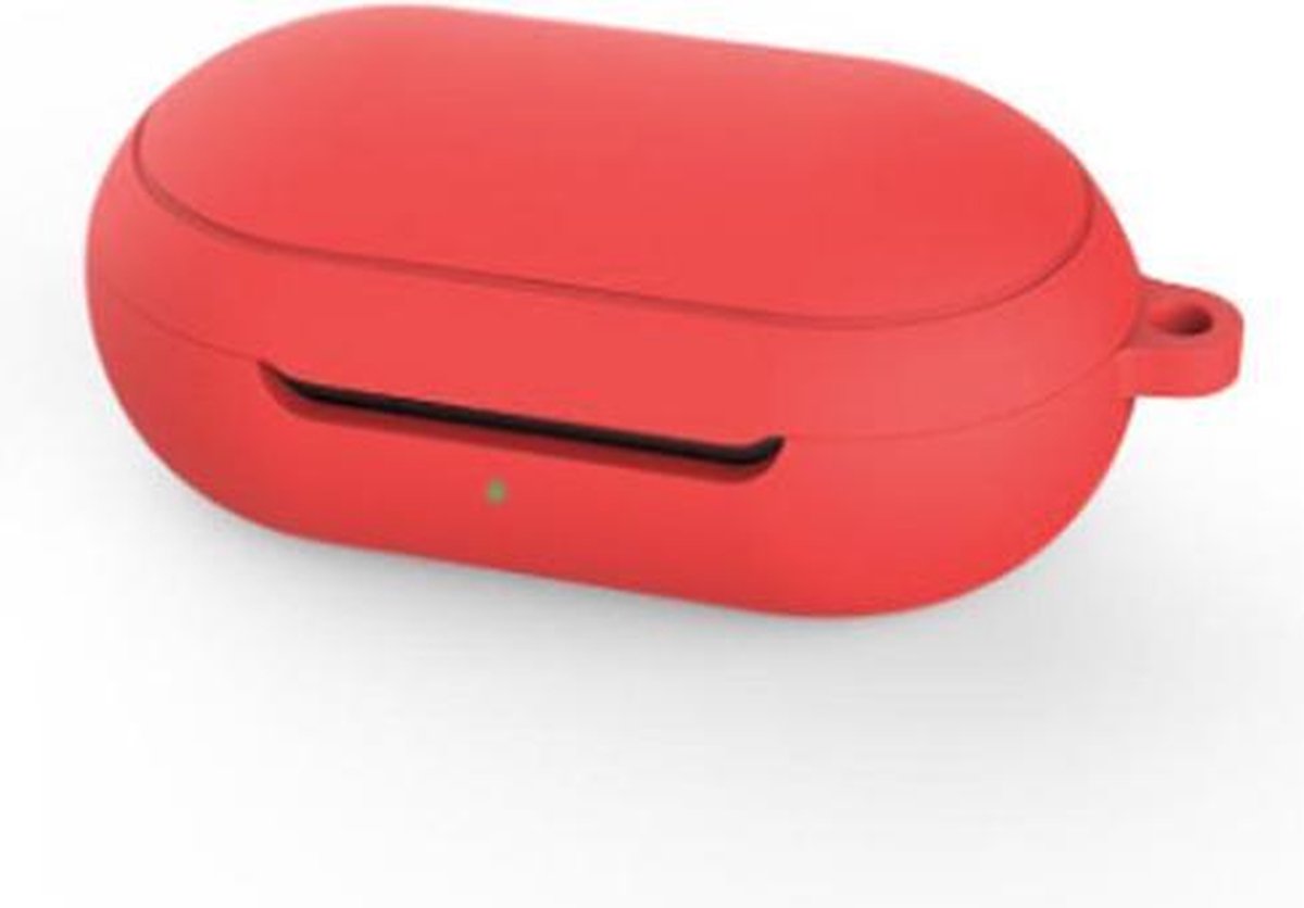 Samsung Galaxy Buds Siliconen Hoesje Rood - siliconen Case Buds